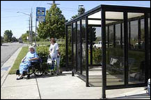 image of people waiting at bus stop