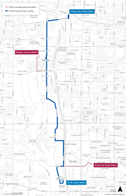 UTA Route F202 for August 2023